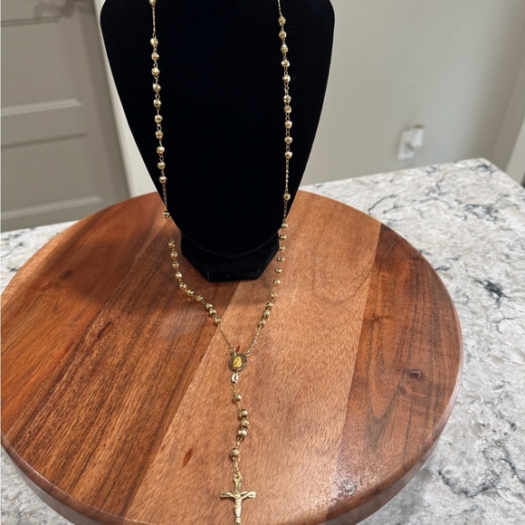 Rosario de hombre 10k. Size 26” - Picture 4 of 4